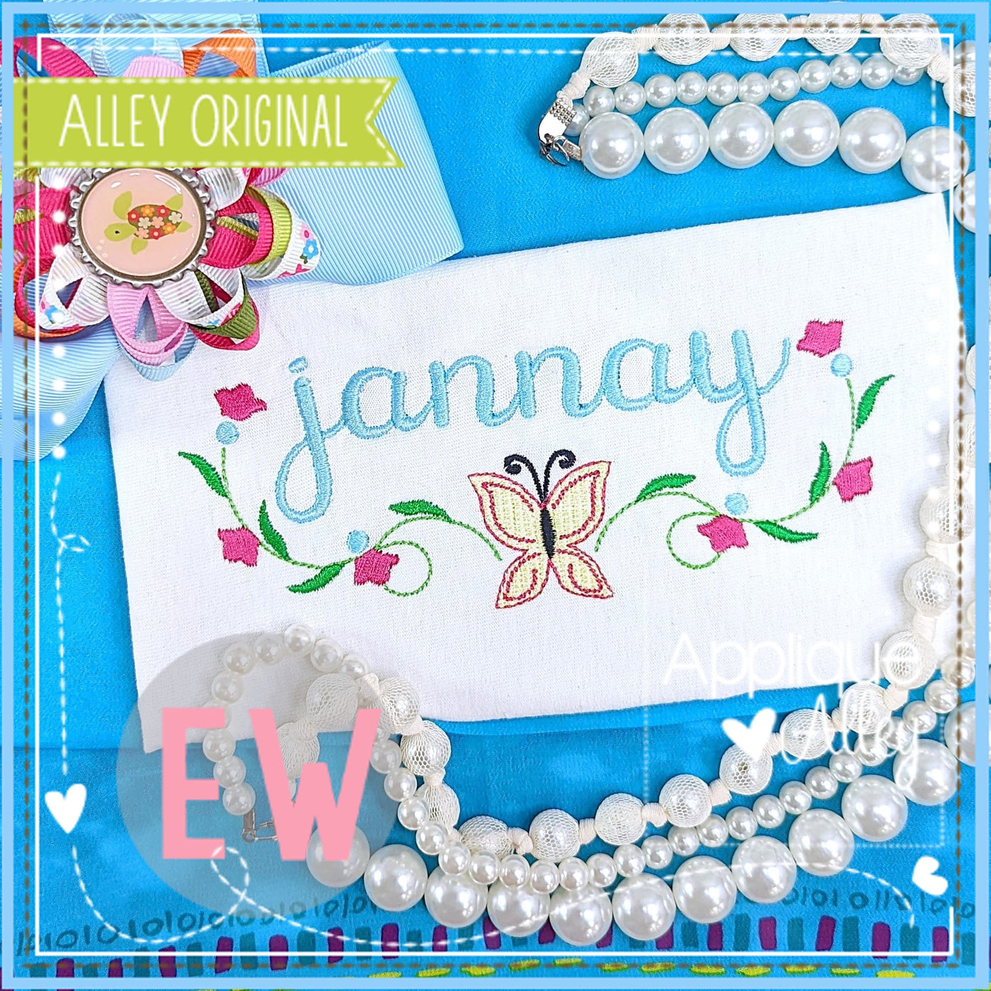 ENCHANTED FLORAL BUTTERFLY FRAME 6247AAEW