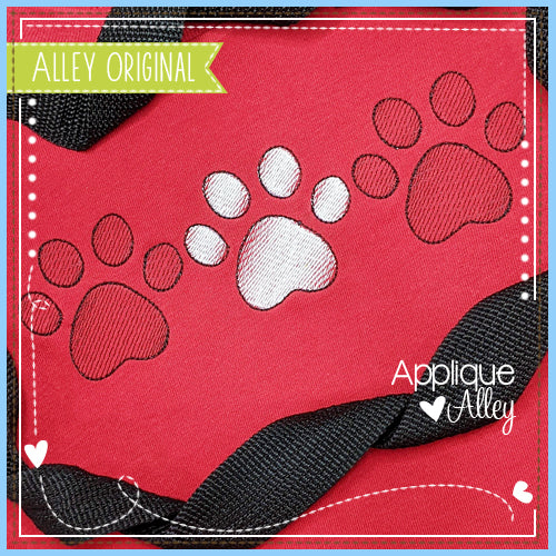 FADED PAW PRINT TRIO 5454AAEH