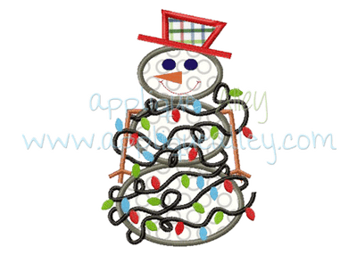 TIED UP SNOWMAN