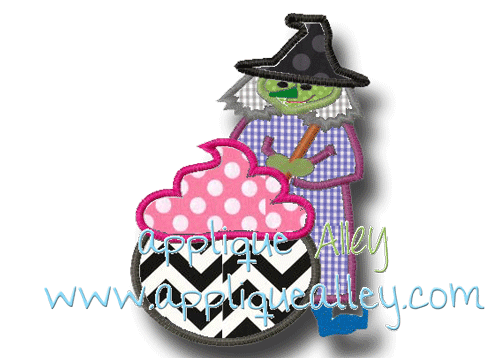 WITCH WITH CUPCAKE