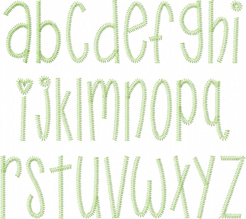 AA SUGAR CAKES ZZ FONT 5098AAEW