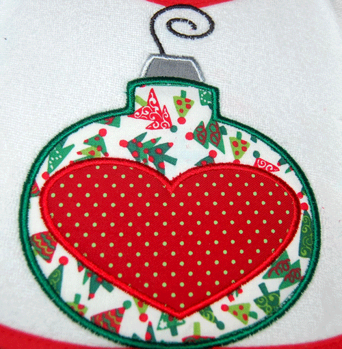 SIMPLE ORNAMENT WITH HEART