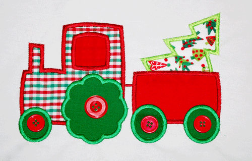 TRACTOR WITH CHRISTMAS TREE
