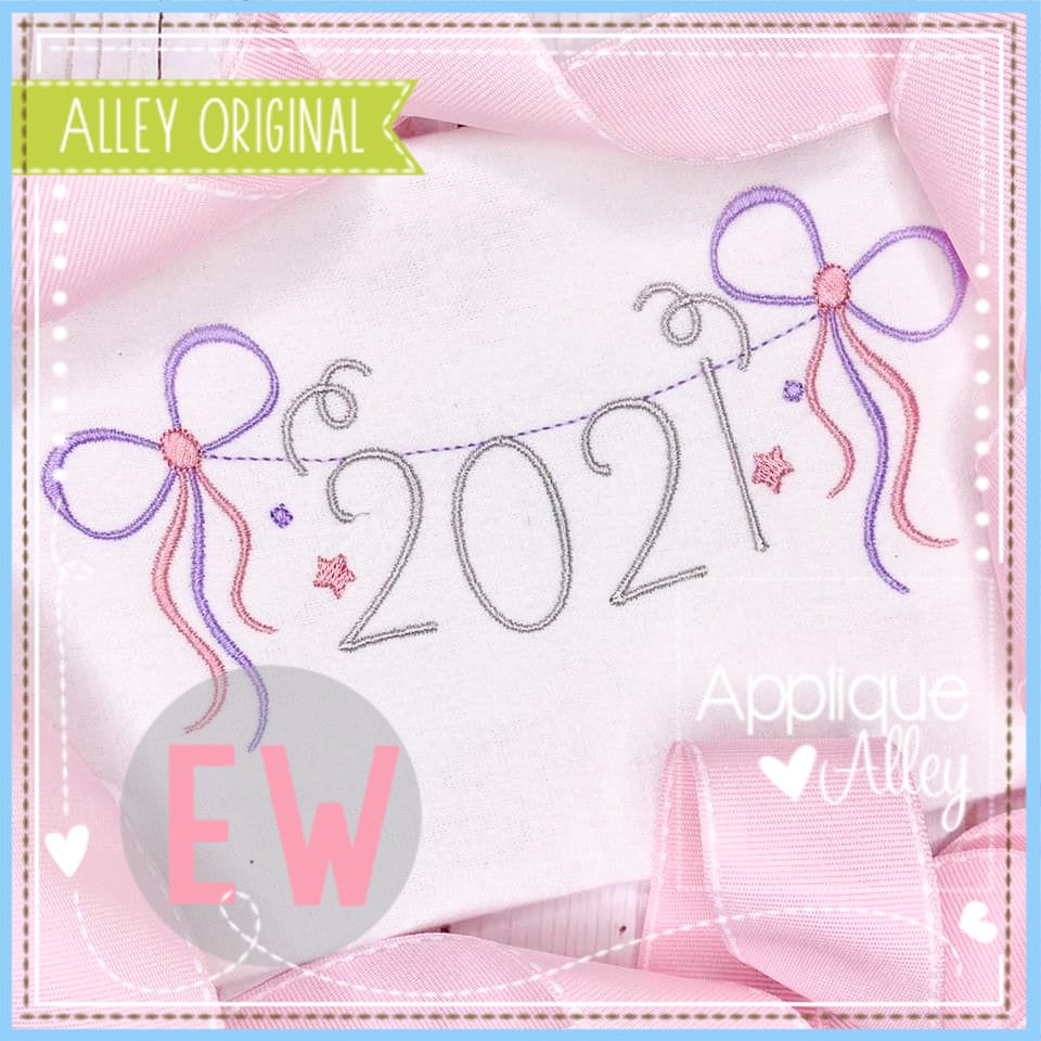 NEW YEAR BANNER BOWS 5279AAEW