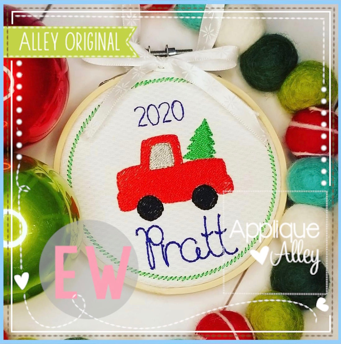 ORNAMENT TRUCK TREE 4848AAEW