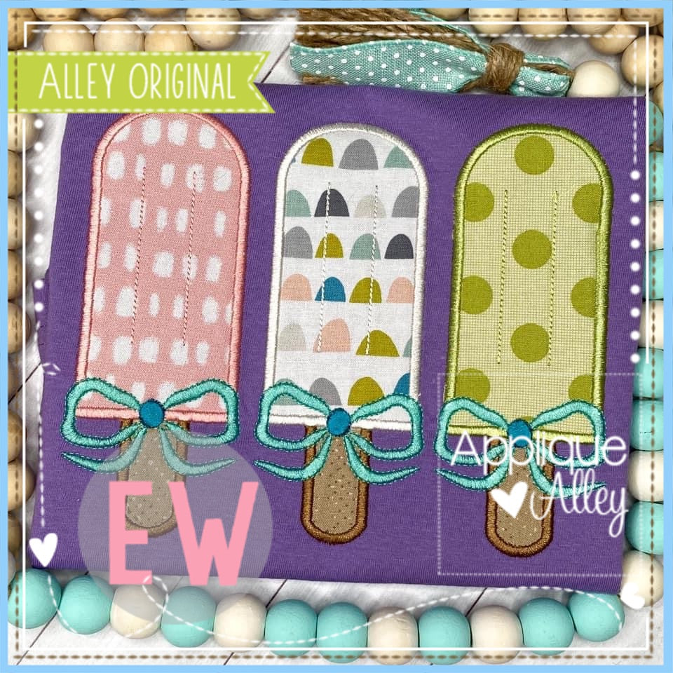 POPSICLE TRIO WITH BOWS 5626AAEW