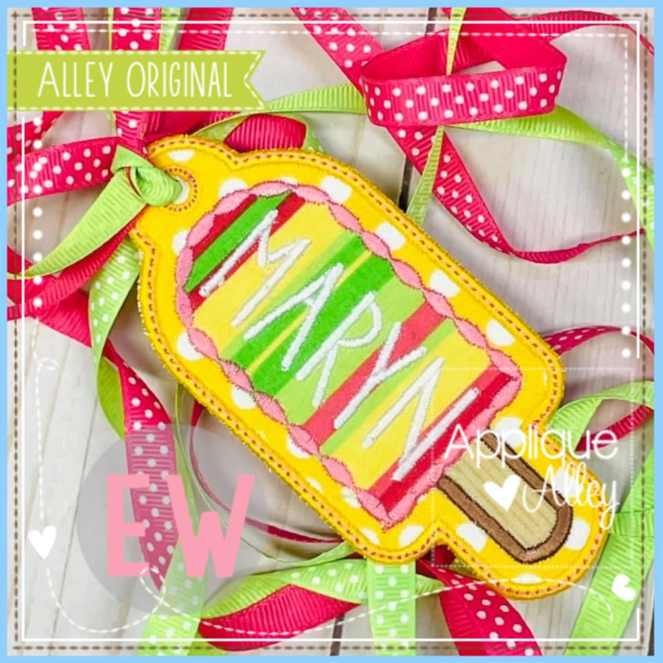 ITH BEADED POPSICLE BAG TAG 5556AAEW