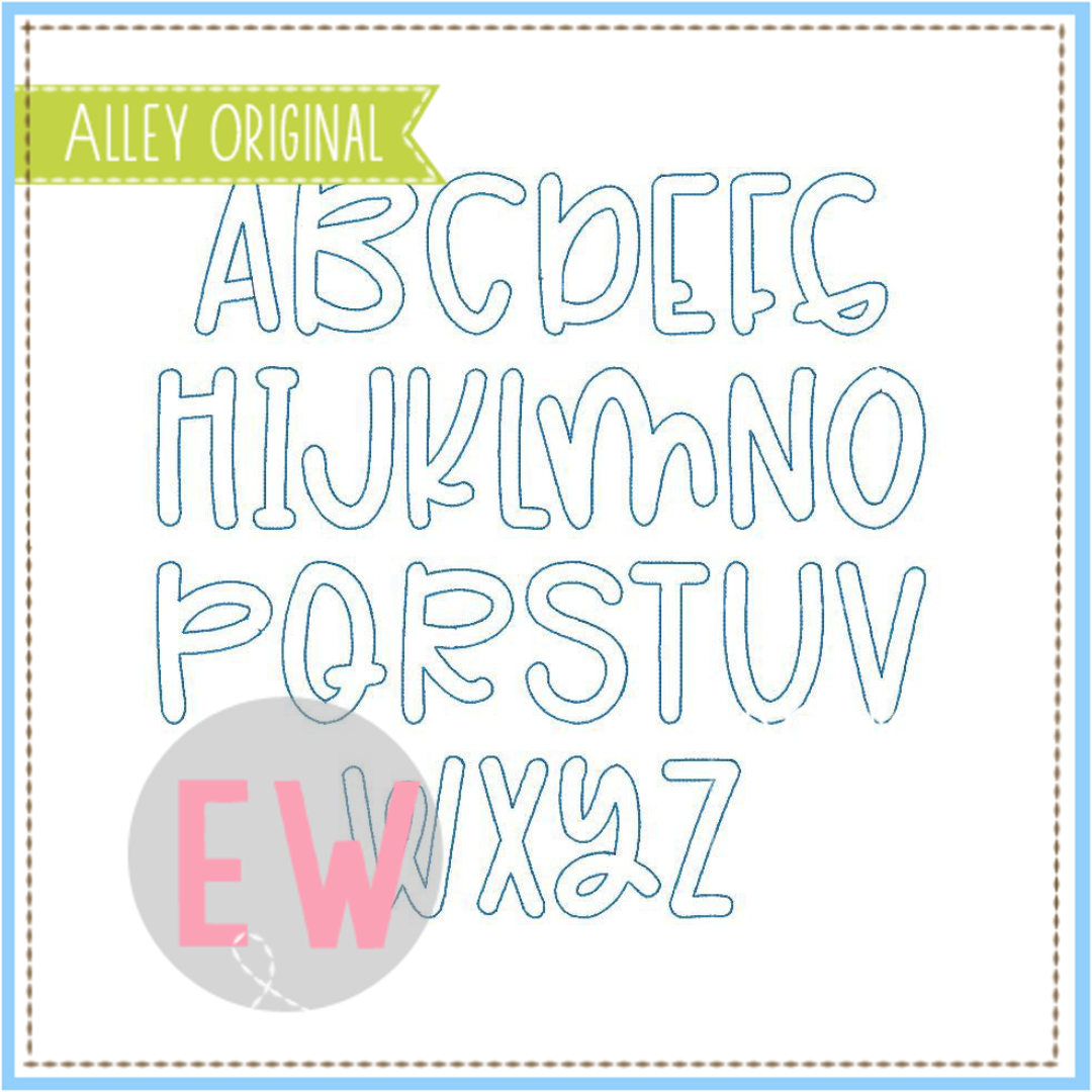 MUSTARD MANGO APPLIQUE FONT 6565AAEW