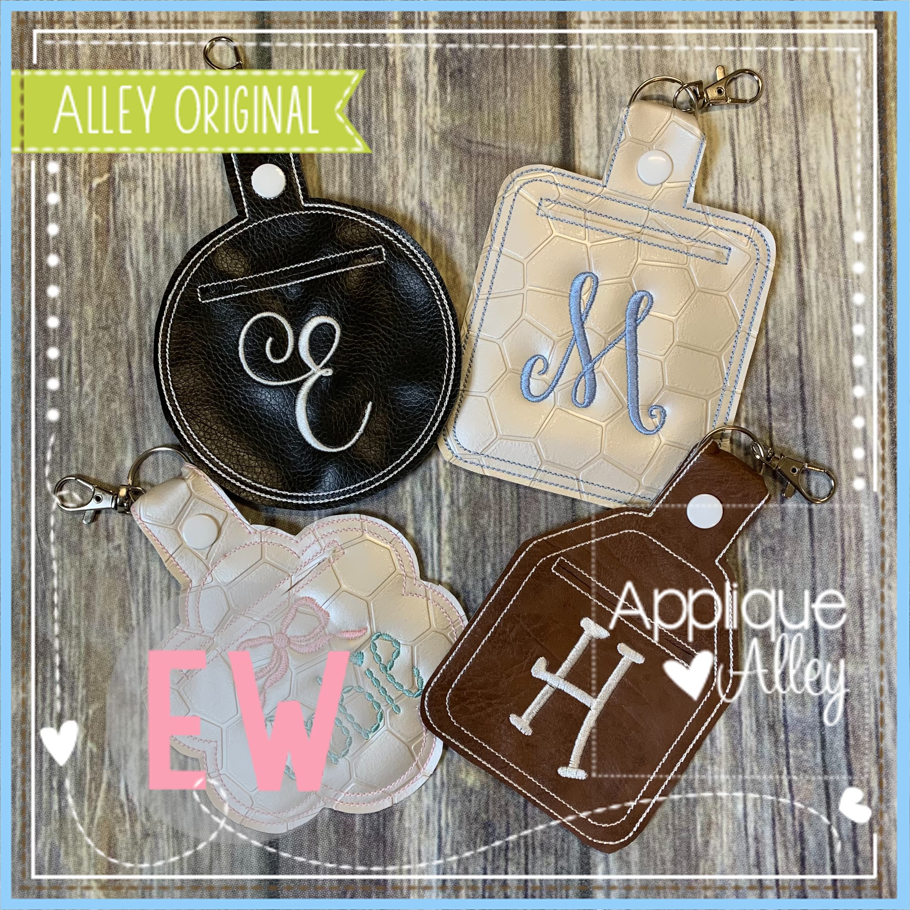 Iaf Key Chain ITH FAUX LEATHER POCKET KEY CHAINS 5475AAEW – appliquealley