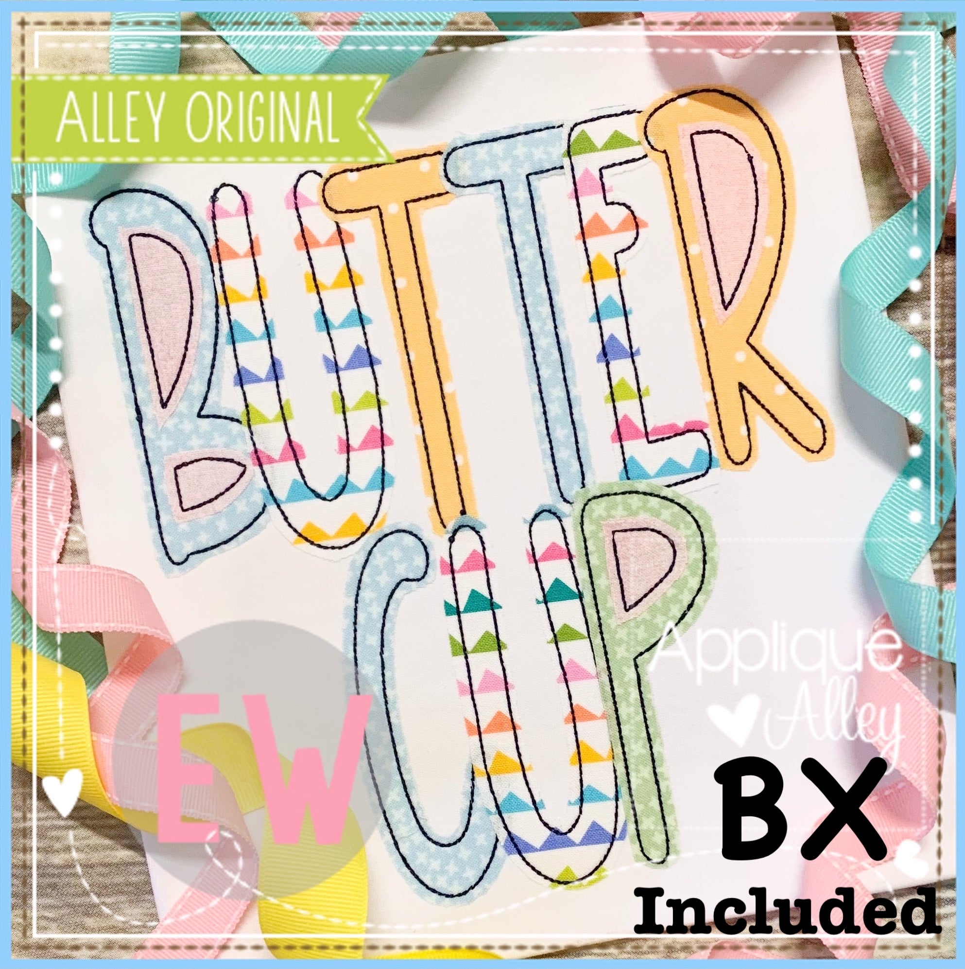 BUTTERCUP APPLIQUE FONT 5147AAEW – appliquealley