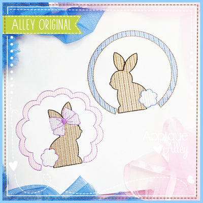 SCRATCHY CIRCLE SITTING BUNNY 5425AAEH
