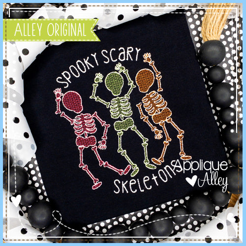 SCRATCHY DANCING SKELETON TRIO 5922AAEH