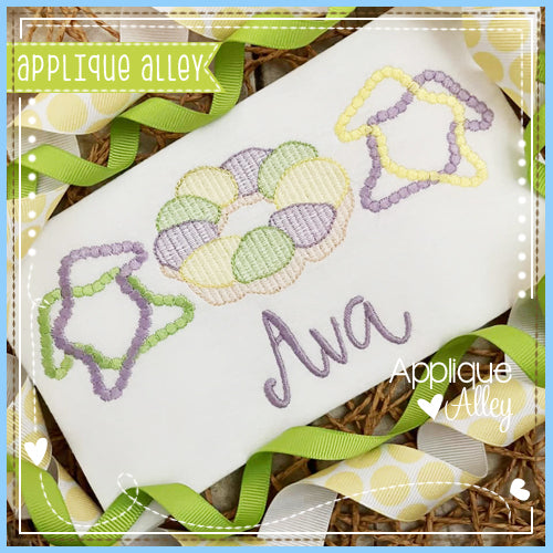 SCRATCHY KING CAKE WITH BEADS 7055AAEH