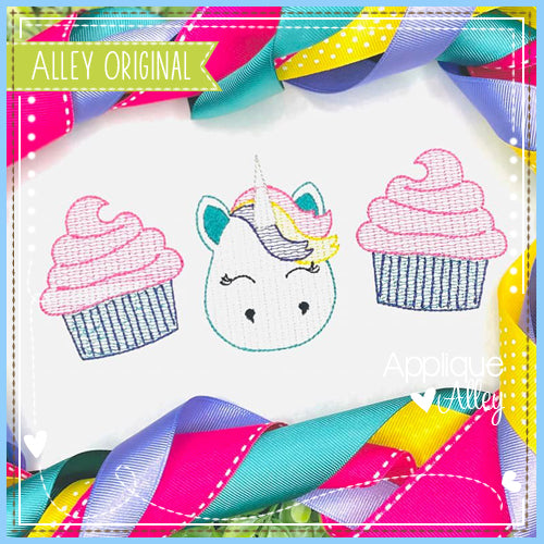 SCRATCHY UNICORN WITH CUPCAKES 6540 AAEH