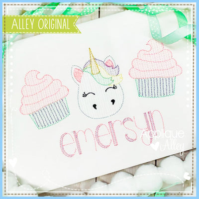 SCRATCHY UNICORN WITH CUPCAKES 6540 AAEH