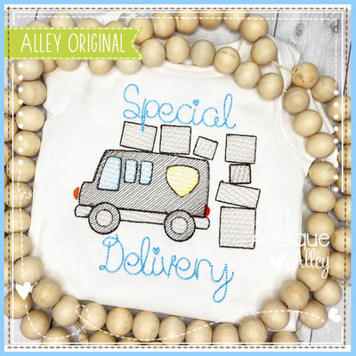 SCRIBBLED DELIVERY TRUCK 5521AAEH