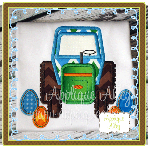 TRACTOR FRONT WITH EGGS