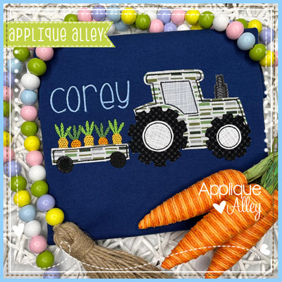 VINTAGE CHUNKY TRACTOR WITH CARROTS 7099AAEH