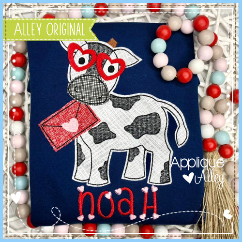 VINTAGE CURIOUS COW VALENTINE 6140AAEH