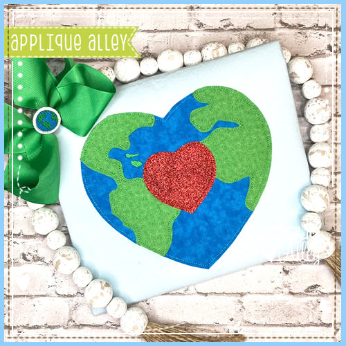 VINTAGE EARTH DAY HEART WORLD 7198AAEH