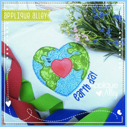 VINTAGE EARTH DAY HEART WORLD 7198AAEH