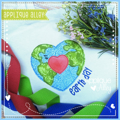 VINTAGE EARTH DAY HEART WORLD 7198AAEH