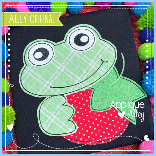 VINTAGE FROG WITH STRAWBERRY 6509AAEH