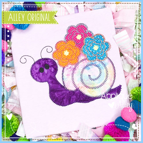 ZZ SNAIL WITH FLOWERS 5722AAEH