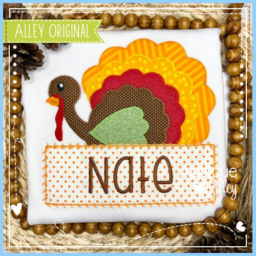 ZZ FLUFFY TURKEY WITH NAMEPLATE 5912AAEH