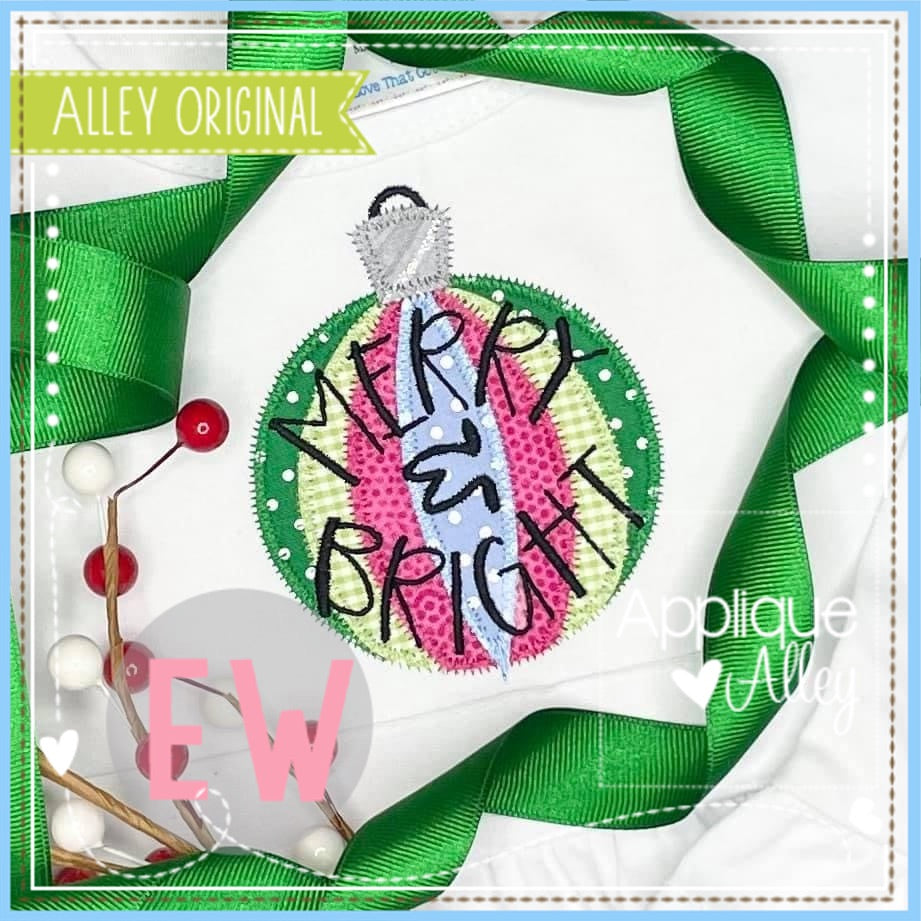 ZZ MERRY AND BRIGHT ORNAMENT 5973AAEW