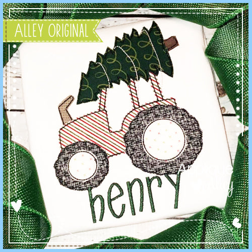VINTAGE TRACTOR WITH TREE 5165AAEH