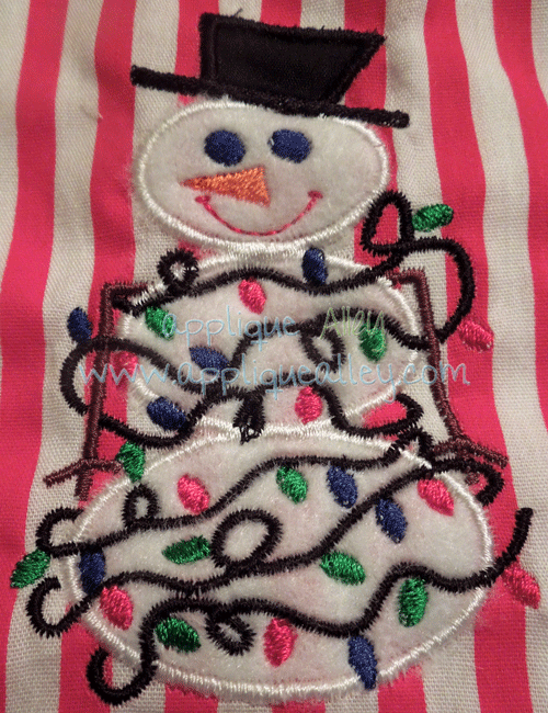 TIED UP SNOWMAN