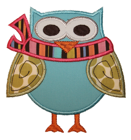 OWL WITH SCARF